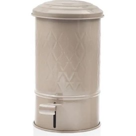 Resim The Mia Prizma Çöp Kovası Banyo Karamel 5 Lt 