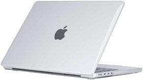 Resim Apple Macbook Pro 14.2inç A2442 2021 ile uyumlu Kılıf Kristal Ön Arka Şeffaf Kapak TD Renksiz 