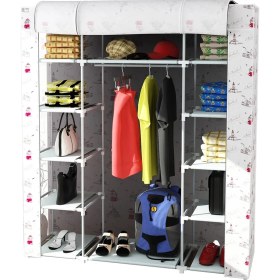 Resim Teknor İstanbul Bez Dolap - Desenli Beyaz 