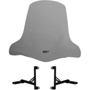 Resim GP KOMPOZİT Gp Kompozit Kanuni Resa 125 2022-2024 Uyumlu Ön Cam Füme 59 Cm 