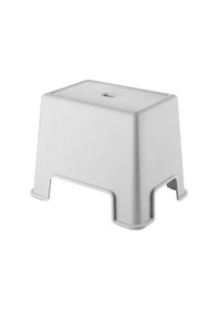 Resim Çelik Ayna Lüx Banyo Taburesi Çok Amaçlı Tabure Açık Gri- 480 