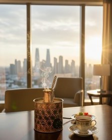 Resim Türk Kahvesi Makinesi, Kumda Kahve Pişirme, Ev Tipi, 17x18x16 cm 