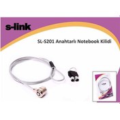 Resim S-link SL-S201 Anahtarlı Notebook Kilidi 