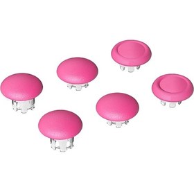 Resim Red-6pcs Denetleyici Thumbstick Cap Koruma İçin Ps5 Edge Elite Joystick Gamepad Joystick Thumb Stick Kavrama Kapağı Akse 