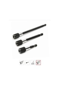 Resim 3 Parça 60 MM/100 MM/150 MM Manyetik Tornavida Uzatma Bits Set 