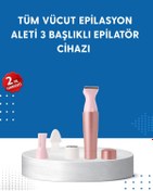 Resim byzm 3 Başlıklı Taşınabilir Yüz ve Vücut Tüy Alma Makinesi 