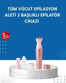 Resim byzm 3 Başlıklı Taşınabilir Yüz ve Vücut Tüy Alma Makinesi 