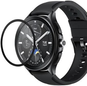 Resim Microsonic Xiaomi Watch 2 Pro Tam Kaplayan Nano Cam Ekran Koruyucu Siyah [Watch 2 Pro ile Uyumlu Ekran Koruyucu - Siyah] 