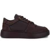 Resim Tamer Tanca Erkek Hakiki Deri Kahverengi Sneakers & Spor Ayakkabı 