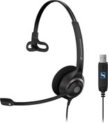 Resim Sennheiser SC 230 USB Mono Kulak Üstü Çağrı Merkezi Kulaklığı Sennheiser