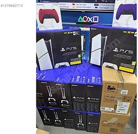 Resim PS5 SLİM DİGİTAL--2YIL GARANTİLİ--2 ORJİNAL KOL DETAY AÇIKLAMADA 