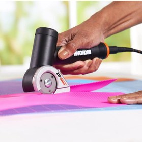 Resim Worx WX745.9 MAKERX 20Volt Profesyonel 38mm Kumaş, Deri, Karton Kesici (Akü Dahil Değildir) 