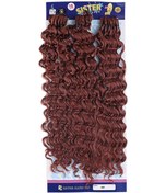 Resim Afro Dalgası Saç / Kızıl Bakır 350 - Sxsr-462580 Karışık - Çok Renkli 