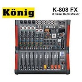 Resim König K-808 Fx E16 0808 8 Kanal Dec Mixer 