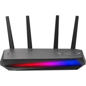 Resim Asus ROG STRIX GS-AX5400 WIFI6 Dual Band Gaming Extendable Router-Aura RGB-Mobile Gaming Mod-Gaming Port-4G 5G Mobile Tethering-AiProtection 