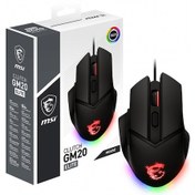 Resim MSI Clutch GM20 Elite RGB Kablolu Optik Oyuncu Mouse 