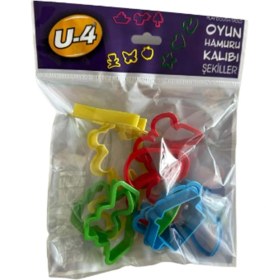 Resim U-4 Oyun Hamuru Kalibi Şeki̇ller F1568 40 