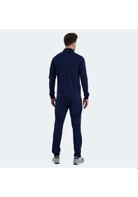 Resim Slazenger RARELY Erkek Fermuarlı Dik Yaka Cepli Lacivert Eşofman Takımı 