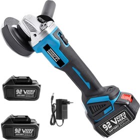 Resim Eisenn Kömürsüz Motor Çift Akülü Spiral Taşlama Metal Kesim Makinası 