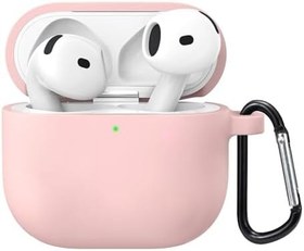 Resim Microsonic Airpods 4.Nesil/ANC Liquid Silicone Lansman Pembe [AirPods 4 ile Uyumlu Kılıf - Pembe] 