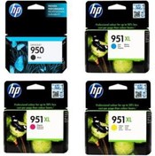 Resim HP 950 + 951xl Mavi+kırmızı+sarı+kırmızı Orjinal Kartuş 8600-8660 