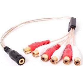 Resim Kablo Dc 3.5MM Dişi To Dc 3.5MM Dişi 6Li S-Link Sl-Dc56 