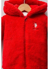 Resim U.s. Polo Assn Kız Bebek Kırmızı Takım Kırmızı 
