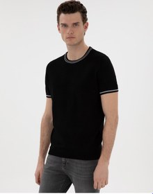 Resim Pierre Cardin Erkek Siyah Kazak /triko 50306045-vr046 Siyah 