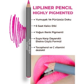 Resim Alix Avien Uzun Süre Kalıcı Dağılma Yapmayan Nemlendirici Dudak Kalemi Lipliner Pencil 13 True Fuchsia 