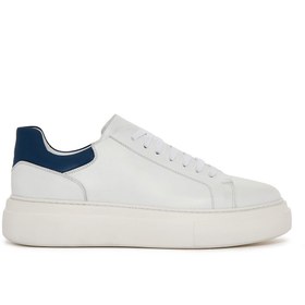 Resim Derimod Erkek Beyaz Bağcıklı Kalın Tabanlı Deri Sneaker 24sfd613418 