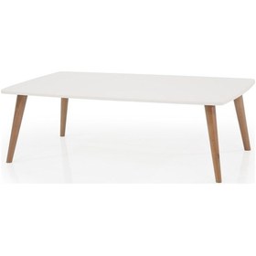 Resim Düzlem Orta Sehpa Beyaz 