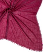 Resim Enba Flamlı Yazma %100 Pamuk Nefes Alan Doğal Kumaş Bordo 