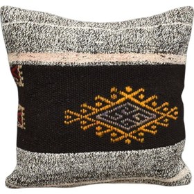 Resim Zehra Abla Halı Yeni El Dokuma Dekoratif Kilim Kırlent Yastık Kılıfı 6021 