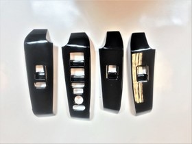 Resim Honda Civic FE1 2022 Uyumlu Cam Düğme Kaplama - Piano Black 