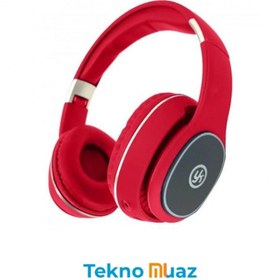 Resim YK DESİGN SR811 bluetooth Kulaklık - Kırmızı 