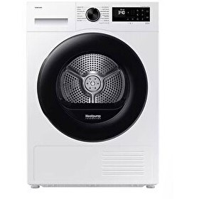 Resim Samsung DV90DG52A0AEAH 9 KG Beyaz Çamaşır Kurutma Makinesi 