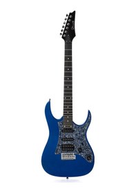 Resim Strauss Esh-22 Mbl Elektro Gitar Hss - Metalik Mavi Set Anfi-softcase-askı-tel-kablo-pena 