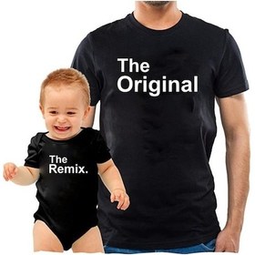 Resim The The Remix Baba Oğul Kız Tişört Zıbın Kombini Çok Renkli 