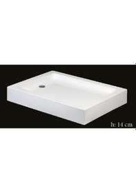 Resim Alika 90x150 Dikdörtgen Monoblok Duş Teknesi 