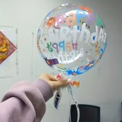 Resim 3 adet 50.8cm Renkli Mutlu Yıllar Şeffaf Bobo Balonlar - Parti, Düğün & Kutlama Süslemeleri için Kurdeleli Şeffaf Yuvarlak Kauçuk Balonlar, Karışık Renkler, Düğün Aksesuarları | Metin Balonlar | Dayanıklı Parti Balonları, Doğum Günü Parti Süslemeleri 