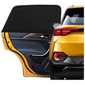 Resim Araba Yan Cam 2 Adet Güneşlik Perdesi 