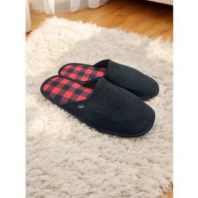Resim Twigy Erkek Rahat Taban Kışlık Ev Terliği Sıcak Tutar 