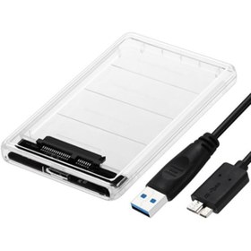 Resim 2.5 Sata Usb 3.0 Şeffaf Harici Ssd Hdd Hard Disk Kutusu 8 Tb Şeffaf Disk 
