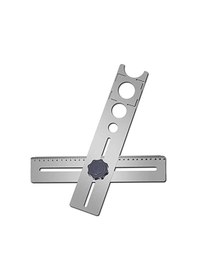 Resim Qianfan Paslanmaz Çelik Seramik Karo Delik Yerleştirme Cetveli, 