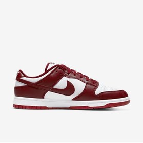 Resim Nike Dunk Low Retro Sneaker Bordo-Beyaz Unisex Günlük Spor Ayakkabısı 