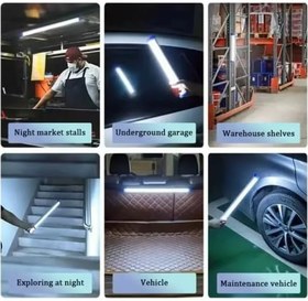 Resim USB Şarjlı LED Aydınlatma Işıldak 3 Farklı Işık Modu 