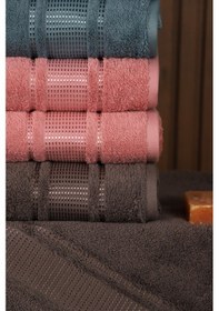 Resim Colourist 6'lı Pamuklu Su Emiciliği Yüksek 50 90 El Yüz Havlusu Çok Renkli 