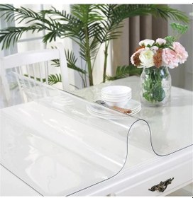 Resim Şeffaf Pvc Masa Örtüsü | 1.6Mm | Koruyucu Mika | Asetat Muşamba 