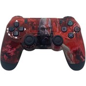 Resim Ps4 Dualshock 4 Kablosuz Oyun Kolu V2 Desenli - Godofwarkırmızı 