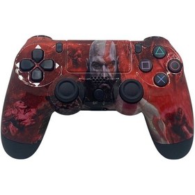 Resim Ps4 Dualshock 4 Kablosuz Oyun Kolu V2 Desenli - Godofwarkırmızı 